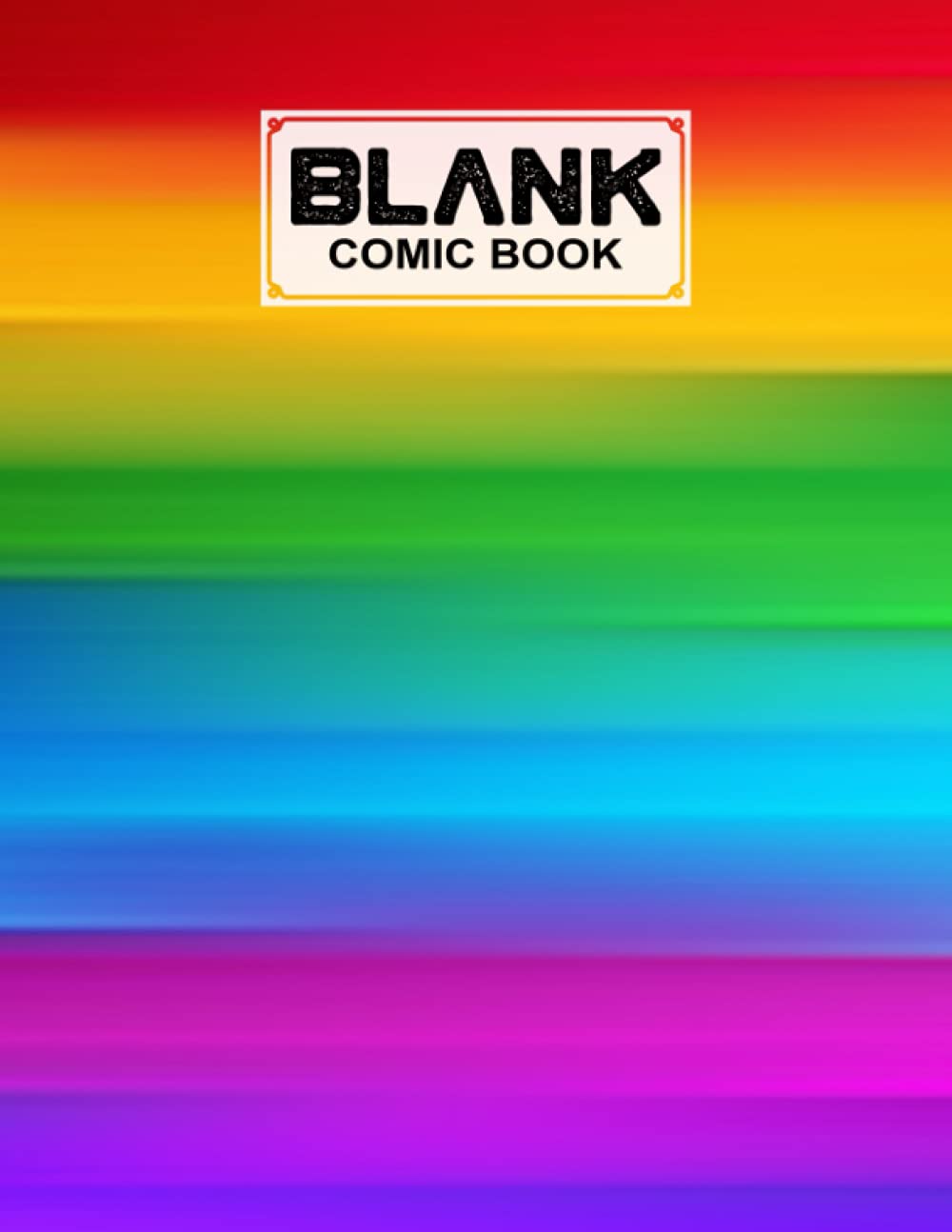 Blank Comic Book: Rainbow Watercolor Cover Blank Comic Book, Create Your Own Story, Journal, Notebook, Sketchbook for Kids and Adults, 120 Pages - Size 8.5" x 11" Notebook by Astrid Bode baixar livro de graça