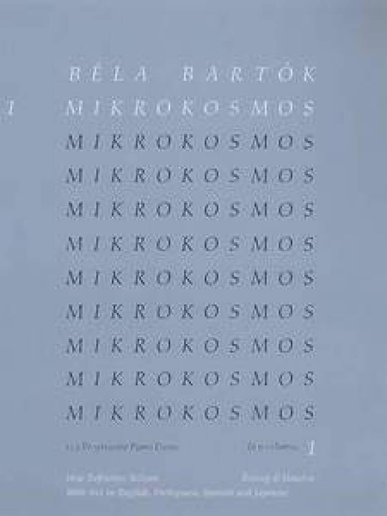 capítulo por capítulo baixar Bela Bartok - Mikrokosmos Volume 1 (Blue): 153 Progressive Piano Pieces