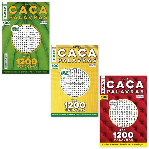 Kit Livro Caça-Palavras Nível Médio/ Difícil Ed.2 baixar livro de graça