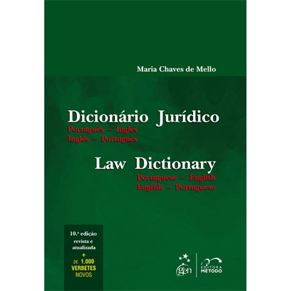 Dicionário Jurídico - Português-Inglês - Inglês-Português