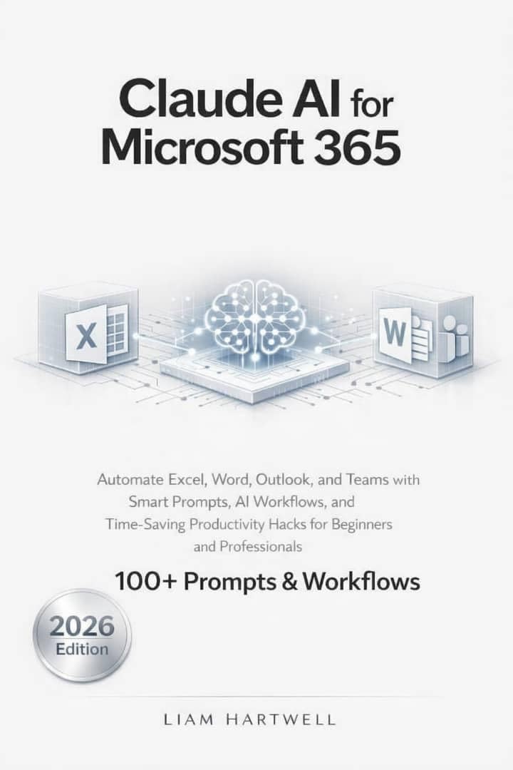 Claude AI for Microsoft 365: Automate Excel, Word, Outlook, and Teams with Smart Prompts, AI Workflows, and Time-Saving Productivity Hacks for Beginners and Professionals (English Edition) baixar livro de graça