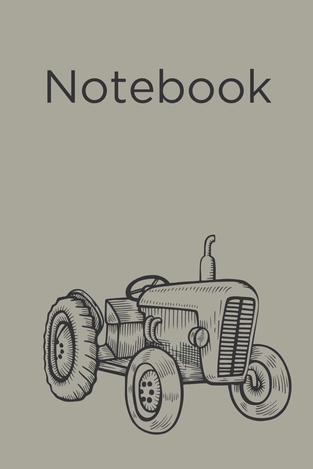 ler totalmente Vintage Tractor Notebook: 120 page lined notebook with a grey cover