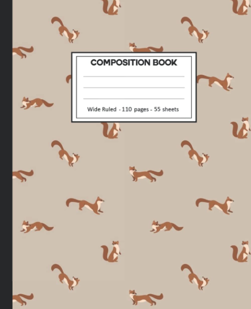 capítulo por capítulo baixar Composition Notebook: College Ruled: 110+ Lined Pages Writing Journal: Weasels on White.