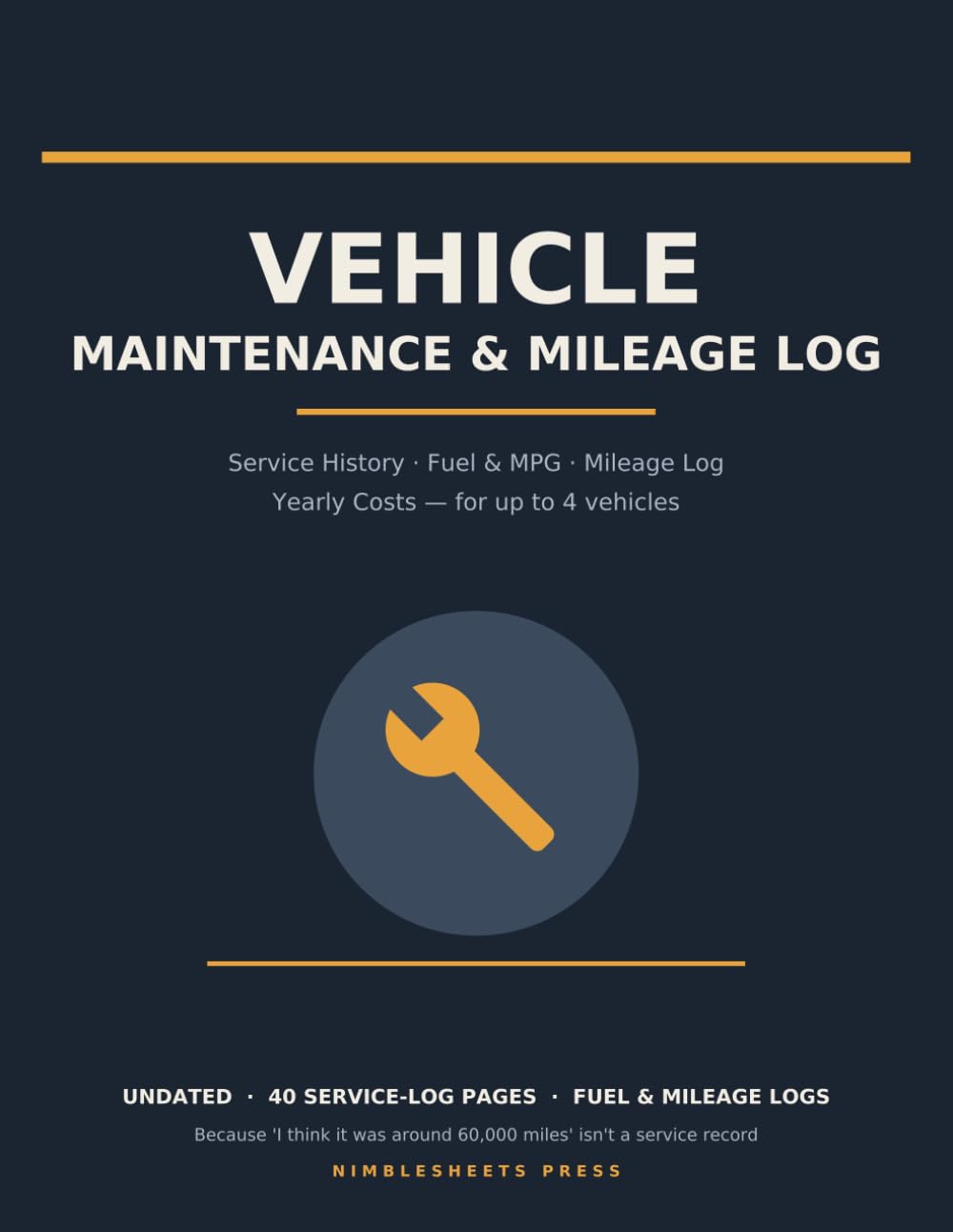Vehicle Maintenance & Mileage Log Book: Car Maintenance Record, Service History, Fuel & MPG Tracker and Mileage Log — for Up to 4 Vehicles baixar o livro de graça