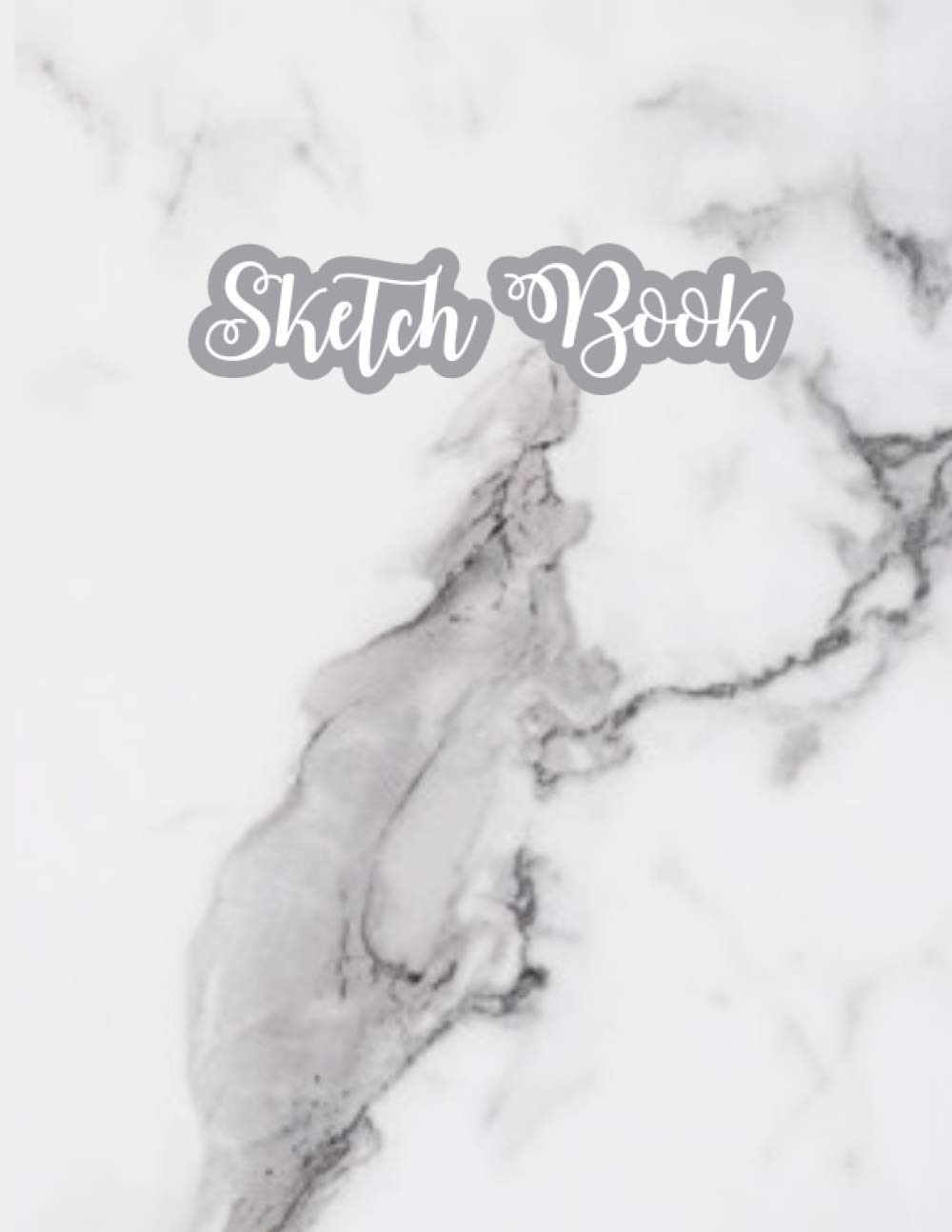 ler totalmente Sketch Book: Marble Background Cover Sketchbook for Kids