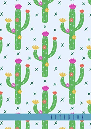 ler totalmente Notebook: Blooming Saguaro Cactus Cover, 100 Pages, College Ruled
