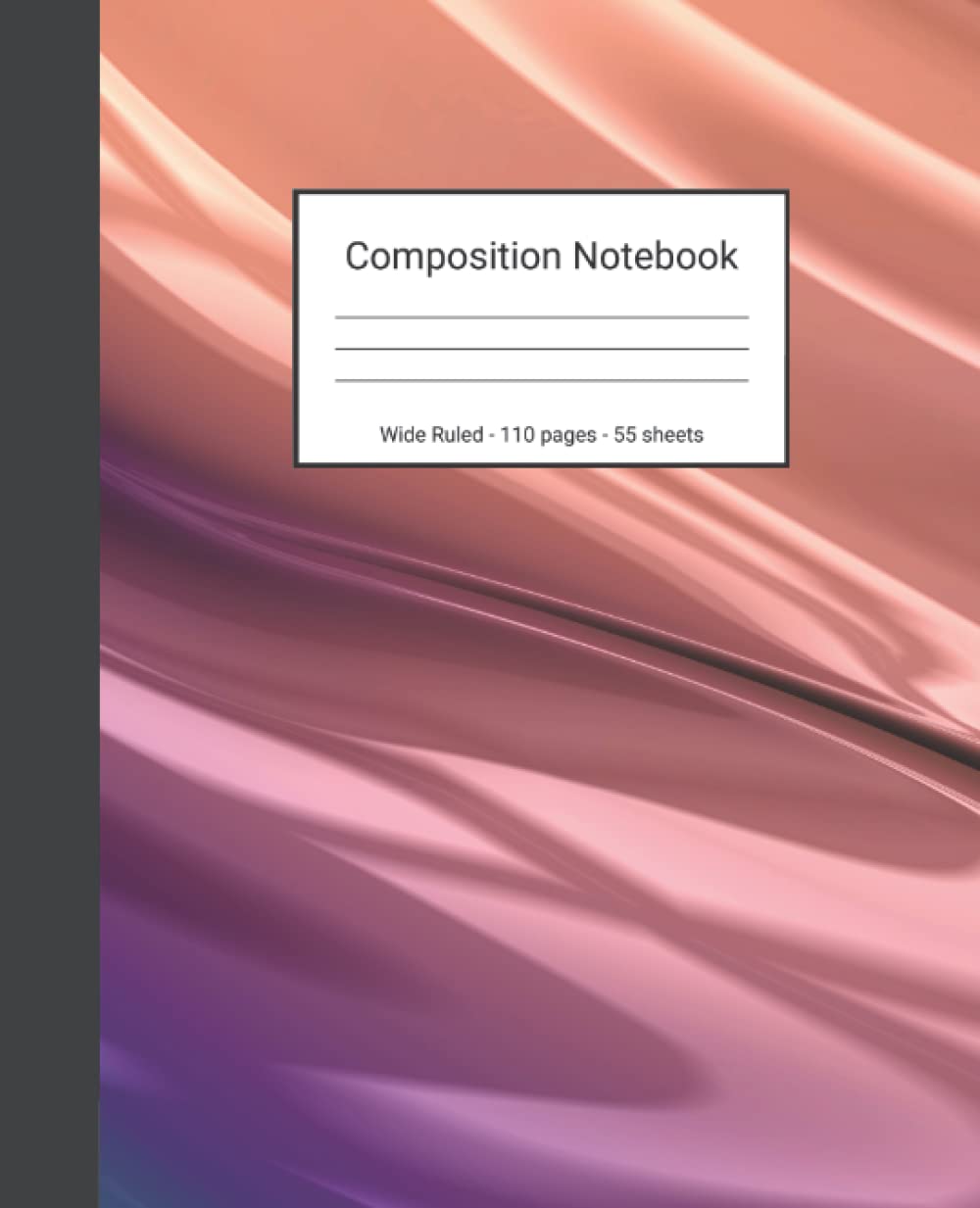 Composition Notebook: Wide Ruled Paper Notebook Journal - Pink And Orange Liquid Marble - Blank Wide Lined Workbook baixar livro de graça