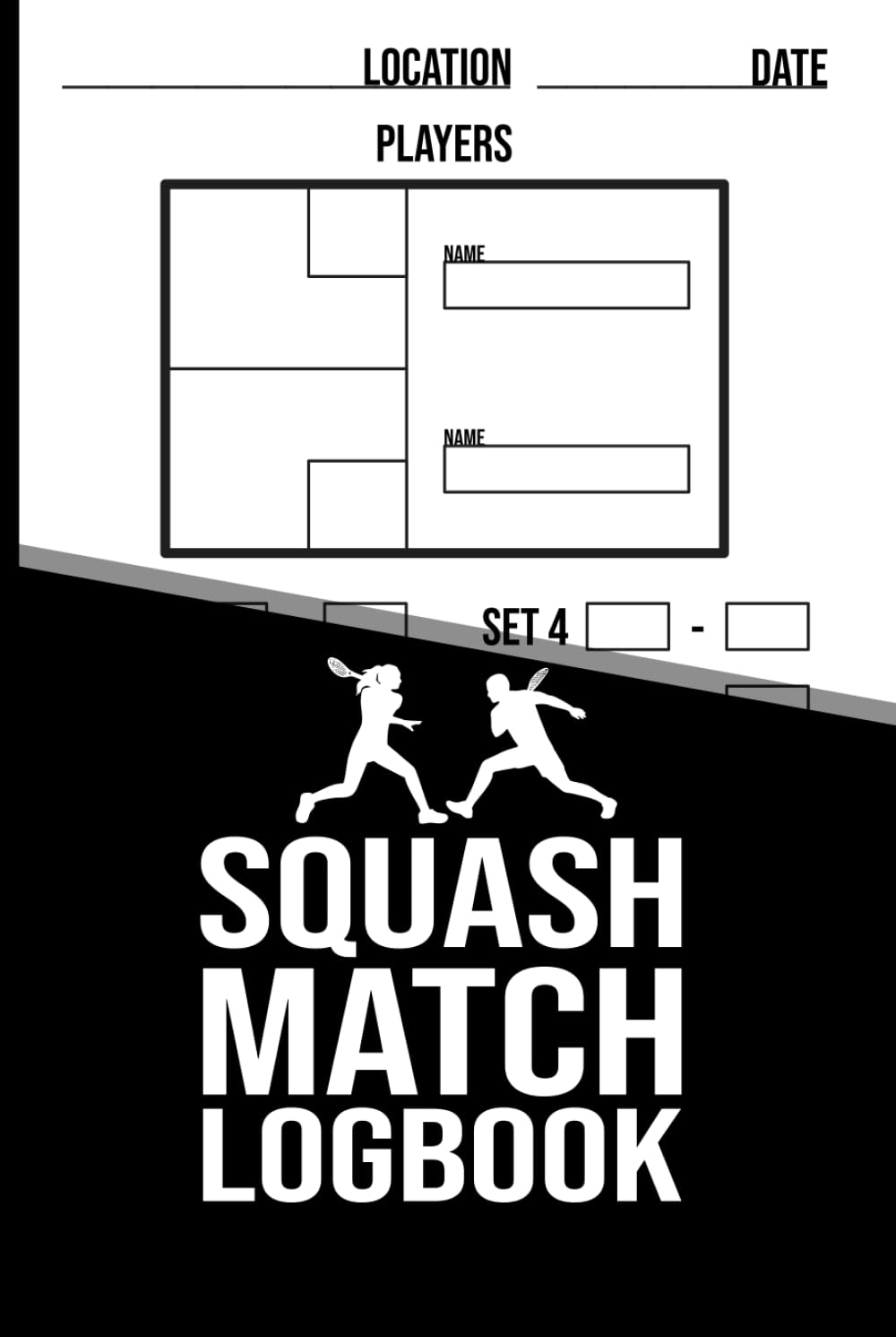 capítulo por capítulo baixar Squash Match Logbook (Hardcover): Record Sets, Scores & Match Results | Simple Squash Game Tracker for Players