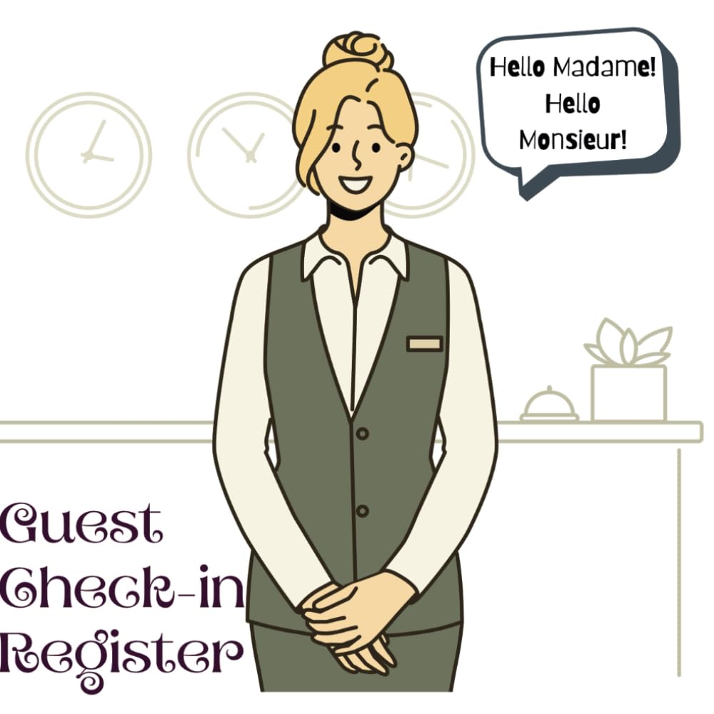 Guest Check-in Register: For the Hospitality Industry baixar livro de graça