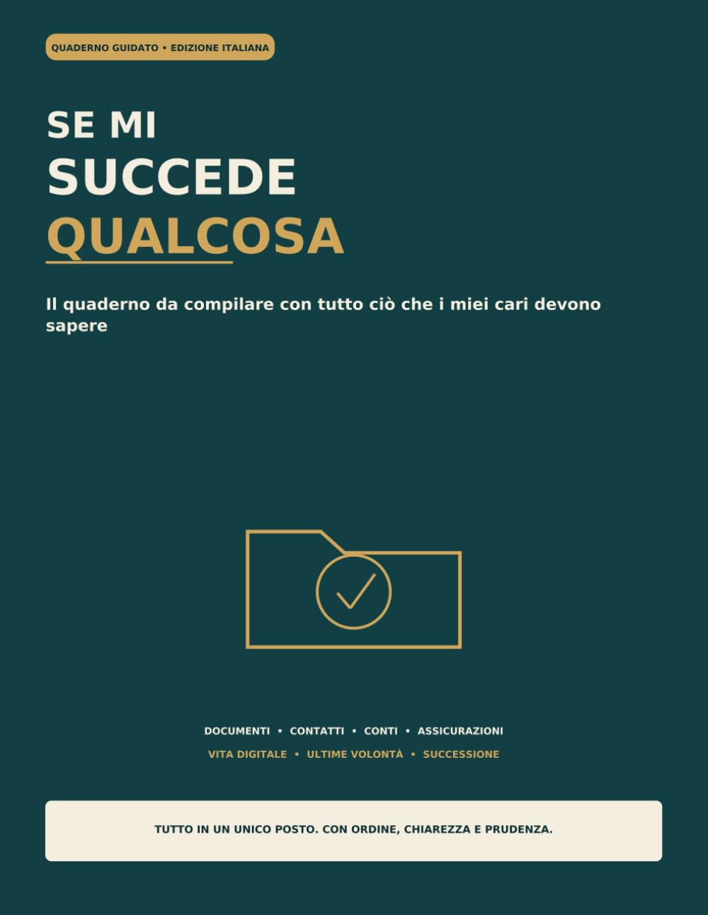 capítulo por capítulo baixar Se mi succede qualcosa: Il quaderno da compilare con tutto ciò che i miei cari devono sapere (Italian Edition)