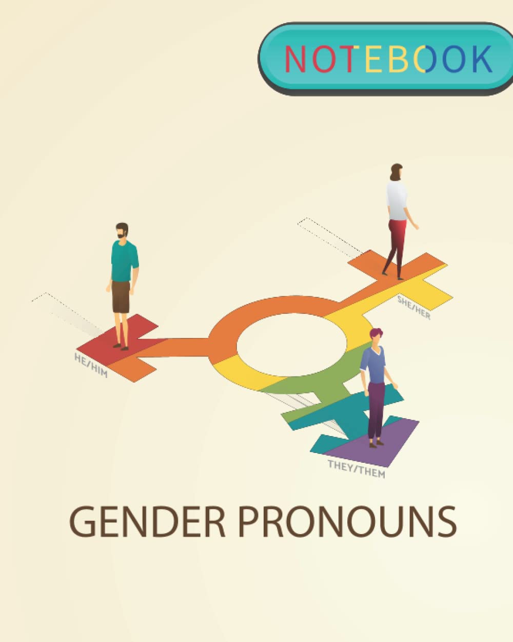 Gender Pronouns Notebook: They/Them Pronouns Transgender Notebook | Transgender Trans Pride Flag Lined Journal Notebook baixar o livro de graça