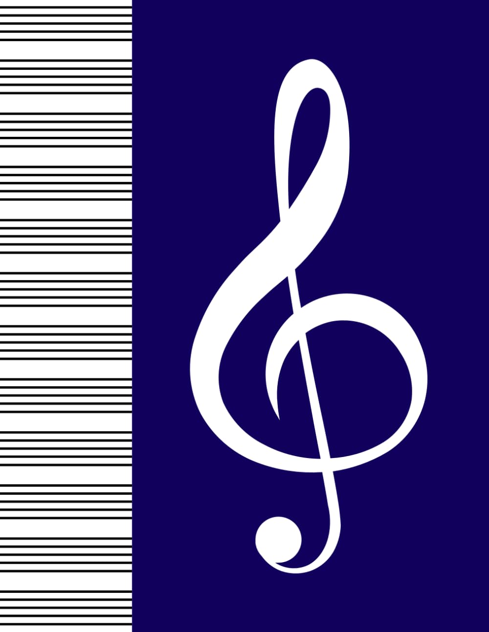 ler totalmente Blank Music Manuscript Paper for Composition (Blue Cover): 12 Staves per Page, 160 Pages, 8.5 x 11 Inches