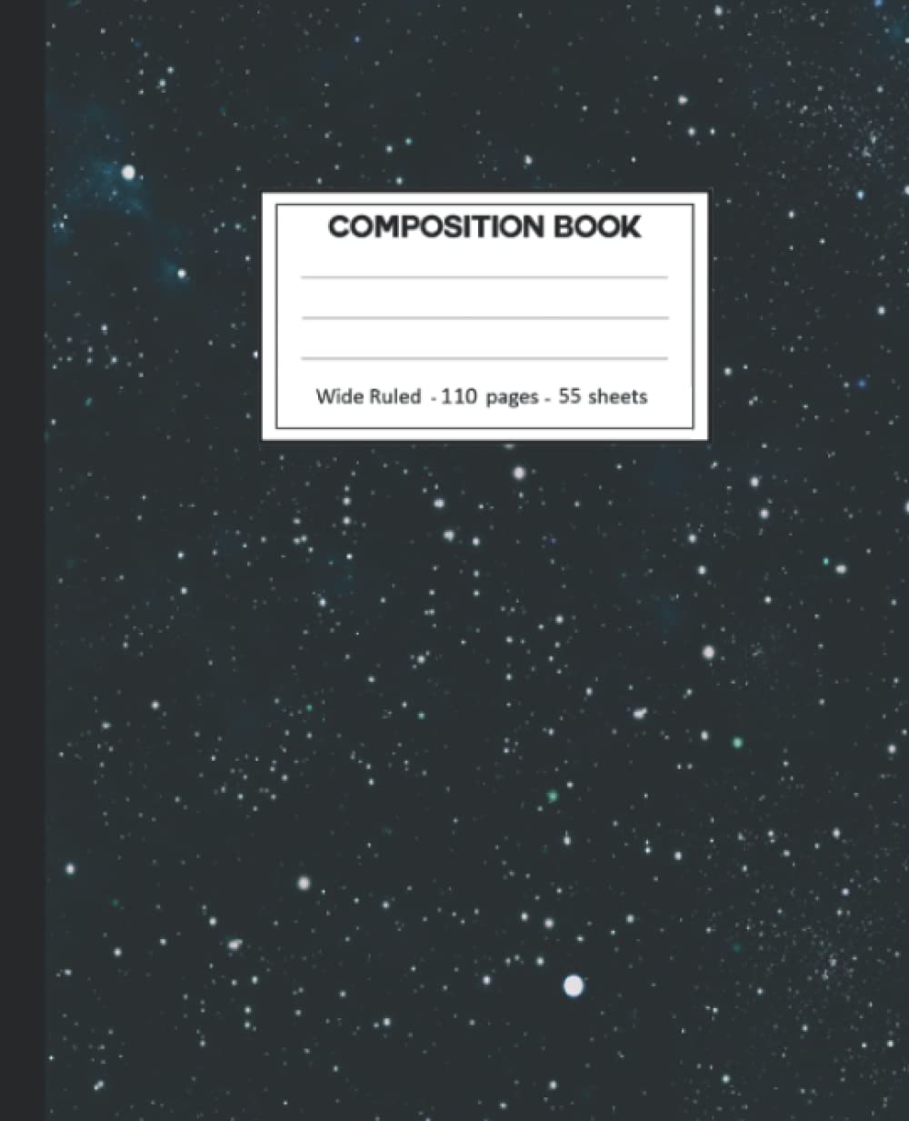 ler totalmente Composition Notebook: Outer space Wide Ruled Paper Notebook Journal size 7.25 x 9.25” for student