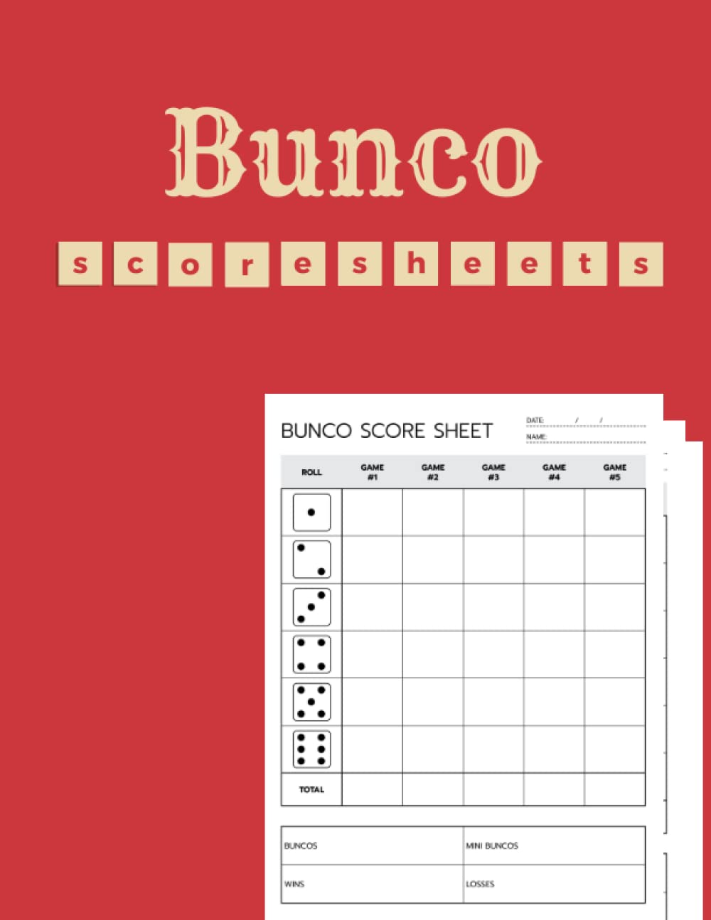 Bunco Score Sheets: 120 Score Pads For Bunco Dice Game, Score Keeping Book for Bunco Lovers and Players (8.5x 11")inches. baixar livro de graça