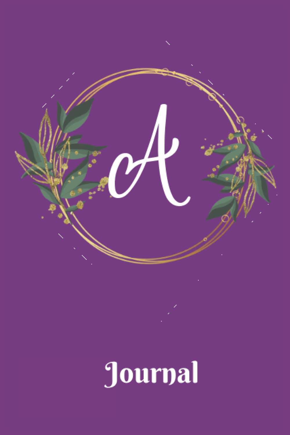 A: Monogram Initial A - Purple Personalized Journal Notebook: Psalm 23:1 on back cover, The Lord is my shepherd; I shall not want. Bible Verse, 6" x 9" Lined Notebook baixar o livro de graça
