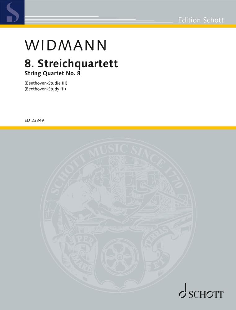 ler totalmente Widmann: String Quartet No. 8 - Beethoven-Study III Score and Parts