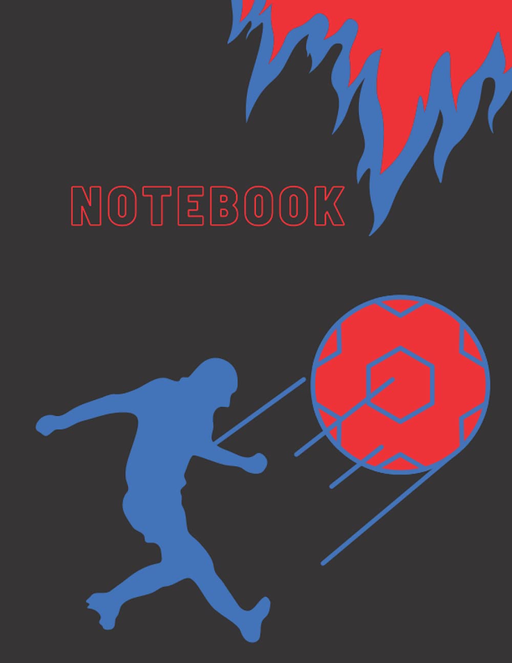 Notebook: Soccer Player Notebook Large Wide Ruled Line Paper Sports Notebook 8.5 x 11 inches 120 Pages for School, or Personal Use. baixar livro de graça