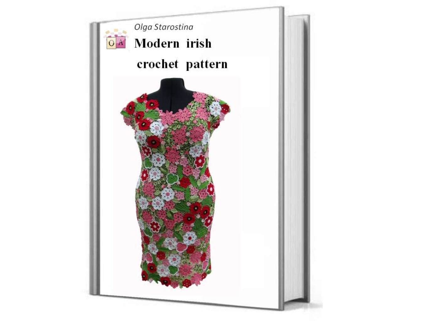 Lace summer dress pattern (Modern Irish Crochet Lace Pattern) (English Edition)