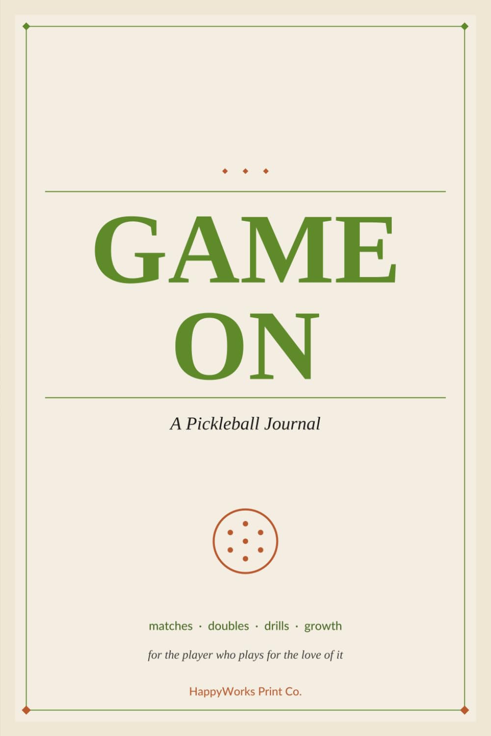 capítulo por capítulo baixar Game On: A Pickleball Journal for Match Tracking, Doubles Strategy, and the Year You Play