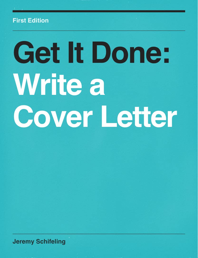 Get It Done: Write a Cover Letter (English Edition) baixar livro de graça