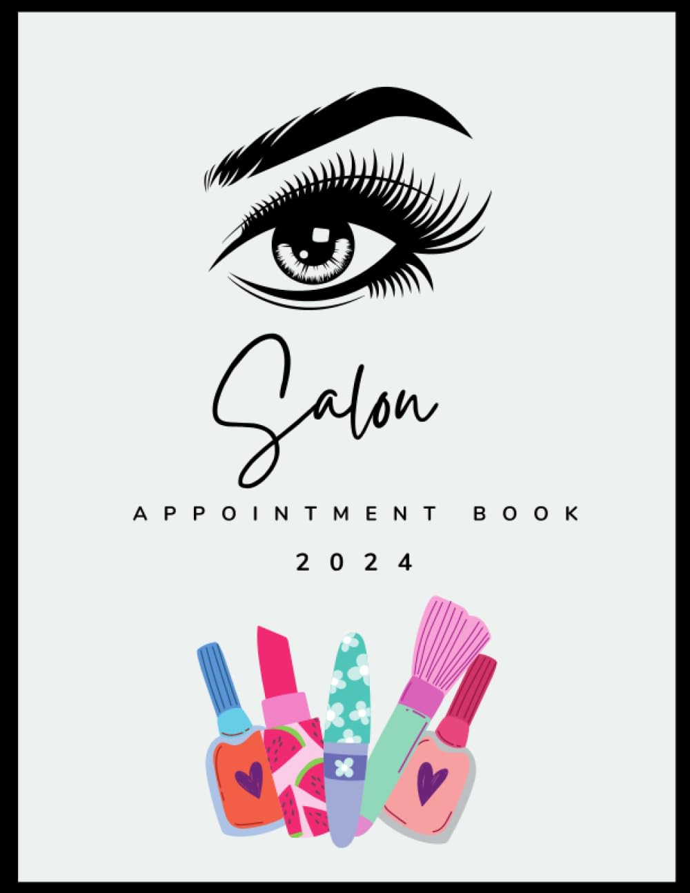 Salon Appointment Book 2024: Beauty Appointment Diary 2024 with Times | Weekly and Daily Appointment Notebook with Date from 6 AM to 10 PM with 15-minute Slots. baixar o livro de graça