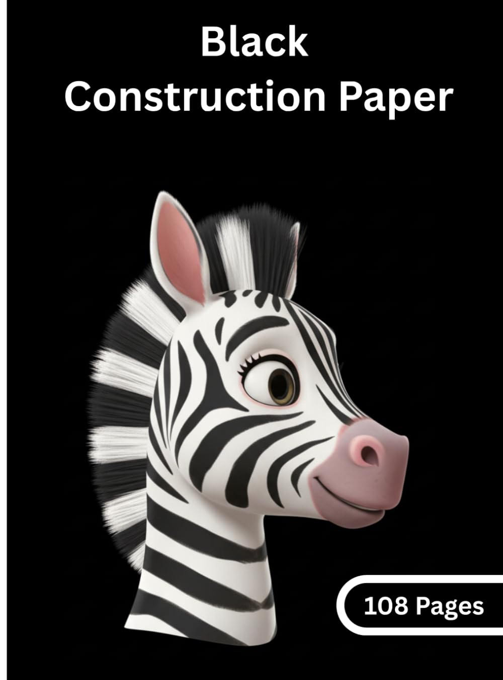 Black Construction Paper, Dark Black, 108 Pages baixar livro de graça