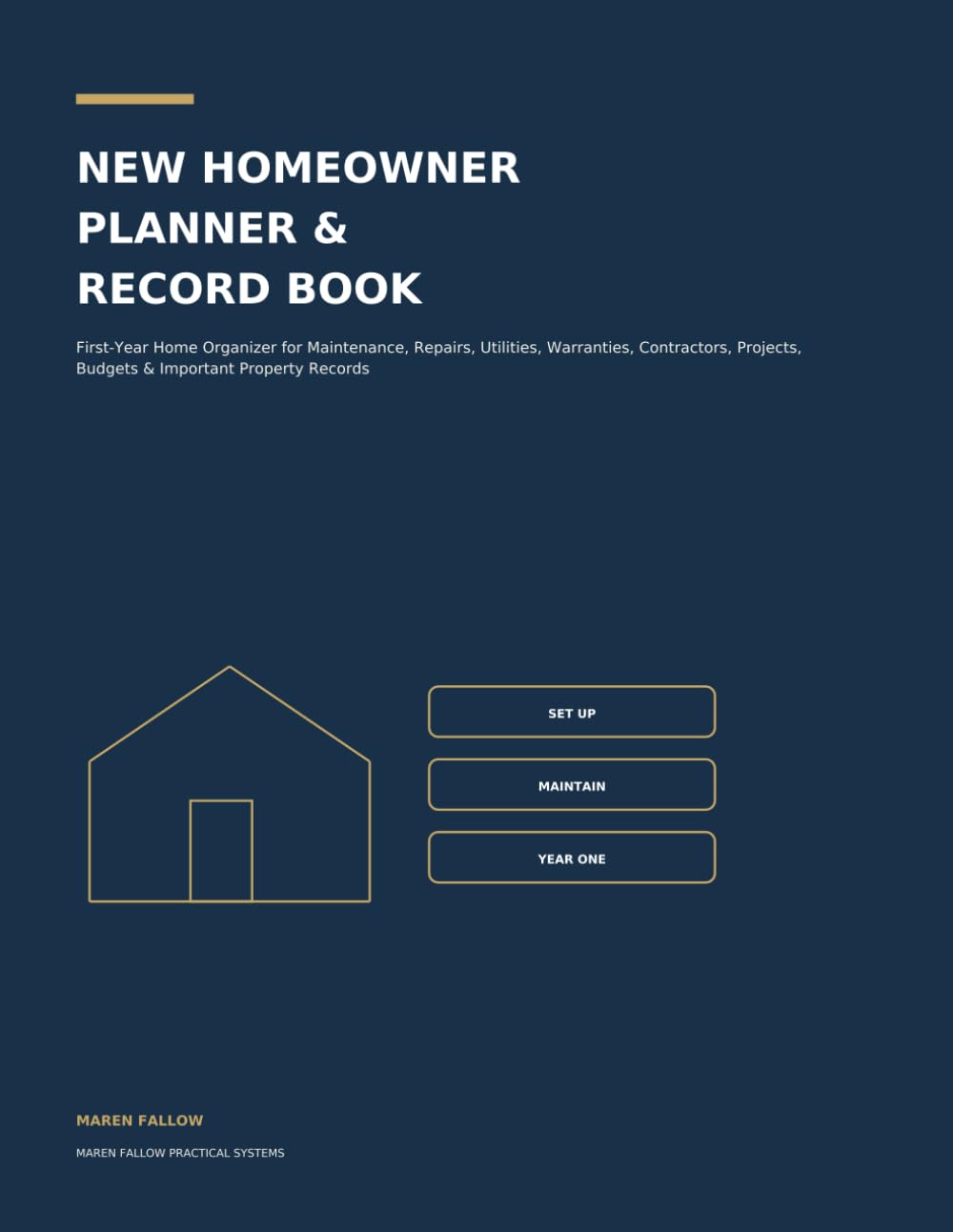 New Homeowner Planner & Record Book: First-Year Home Organizer for Maintenance, Repairs, Utilities, Warranties, Contractors, Projects, Budgets & Important Property Records baixar livro de graça