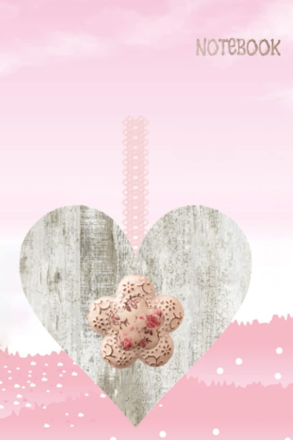 ler totalmente Notebook: Heart notebook, College Ruled notebook, 6 X 9/100 Pages