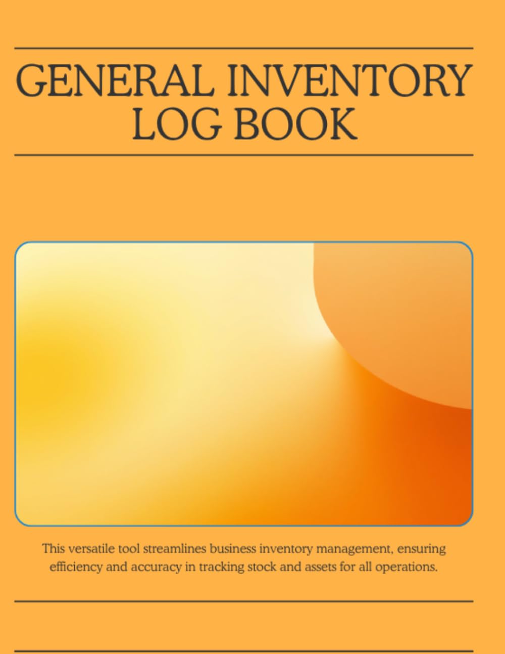 ler totalmente Inventory Log BooK: For your daily Inventory intake and daily use