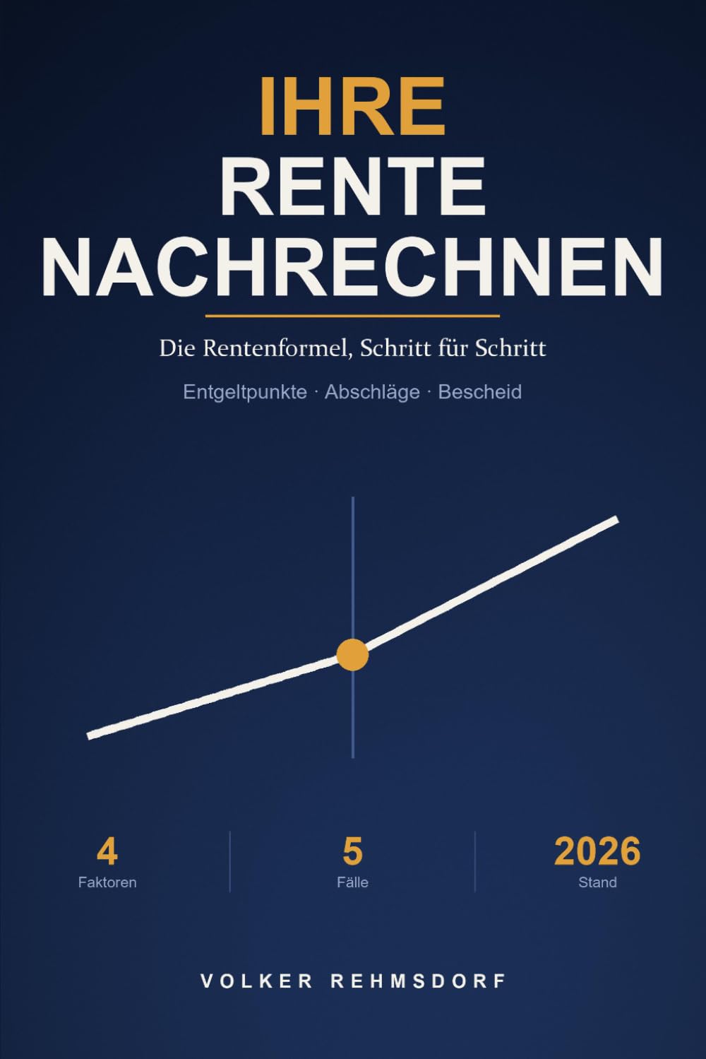 ler totalmente Ihre Rente nachrechnen: Die Rentenformel Schritt für Schritt: Entgeltpunkte, Abschläge und Ihr Versicherungsverlauf. Mit 5 gerechneten Fällen, allen... Musterschreiben. Stand 2026 (German Edition)