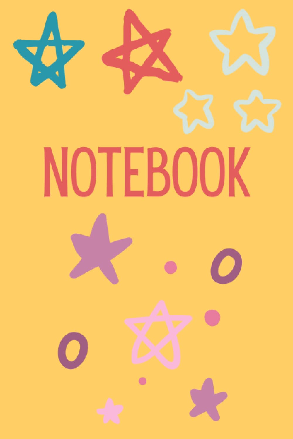 Notebook: Happy colourful stars notebook baixar o livro de graça