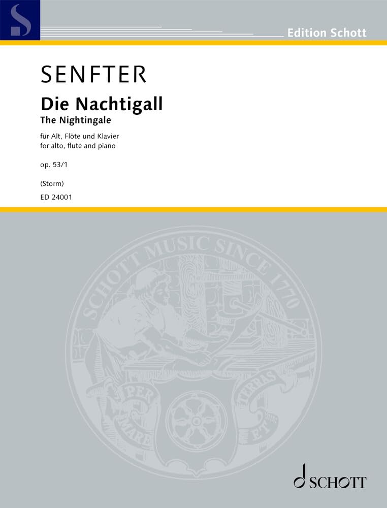 capítulo por capítulo baixar Senfter: Die Nachtigall (the Nightingale) Op. 53/1 Score and Part: Fassung für Alt, Flöte und Klavier. op. 53/1. Alt, Flöte und Klavier. Alt. Partitur und Stimme.