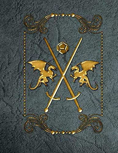 RPG Player Notebook: Journal mixed paper college ruled journal, graph paper, hex, dice baixar o livro de graça