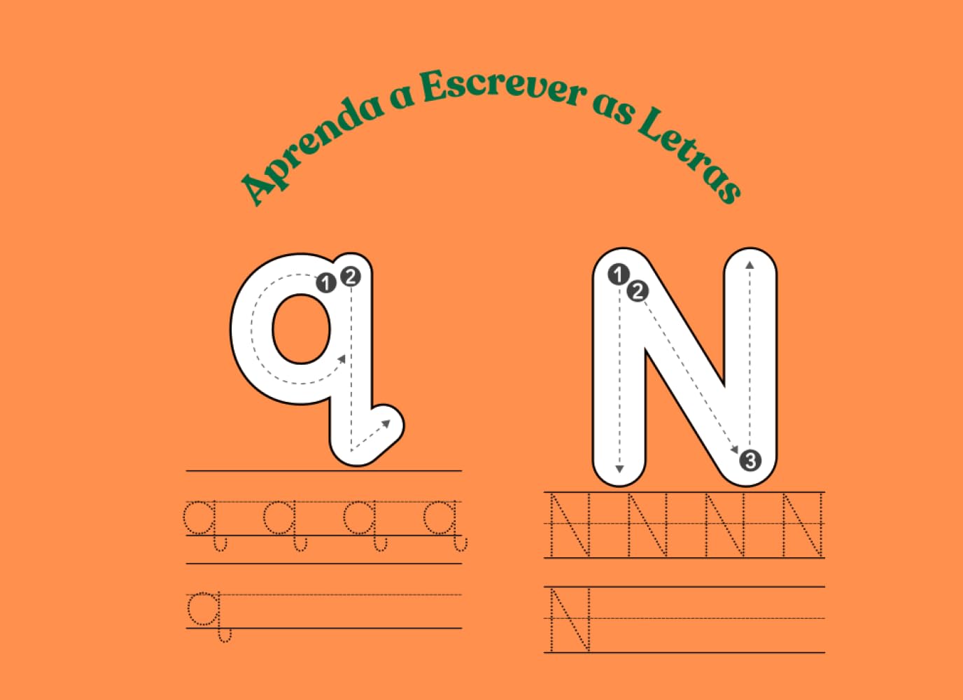 Aprenda a Escrever as Letras - Volume 2: Uma Maneira De Se Divertir Aprendendo (Portuguese Edition) baixar livro de graça