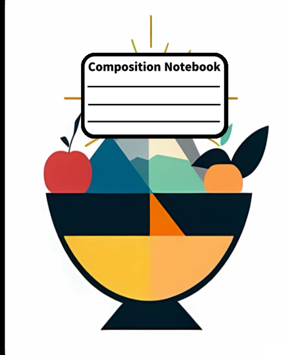 ler totalmente Composition Notebook: stained glass art Graphic design with 120 College Ruled, white Colored Pages: stained glass art Graphic design