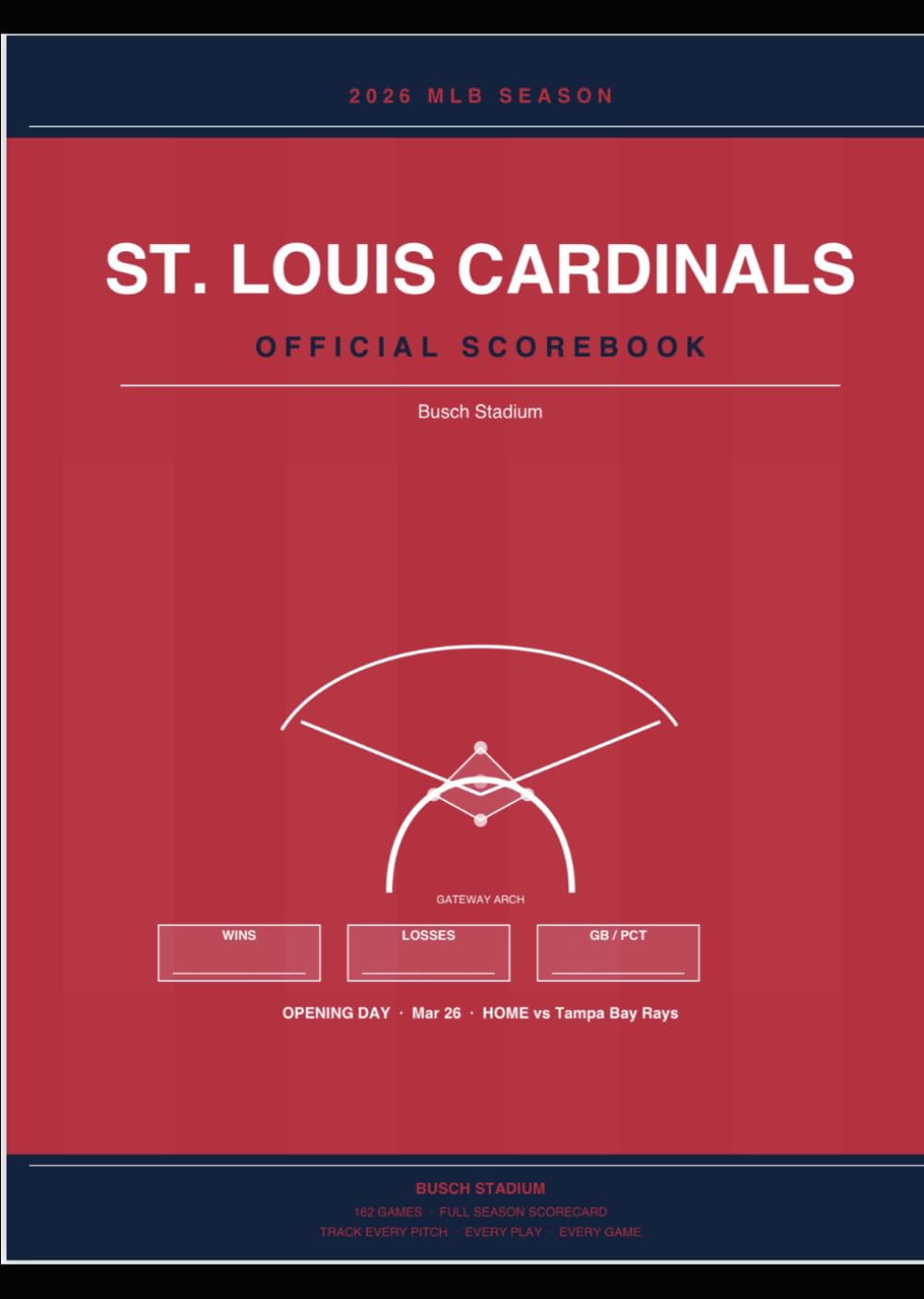 St Louis Cardinals 2026 Scorebook baixar o livro de graça