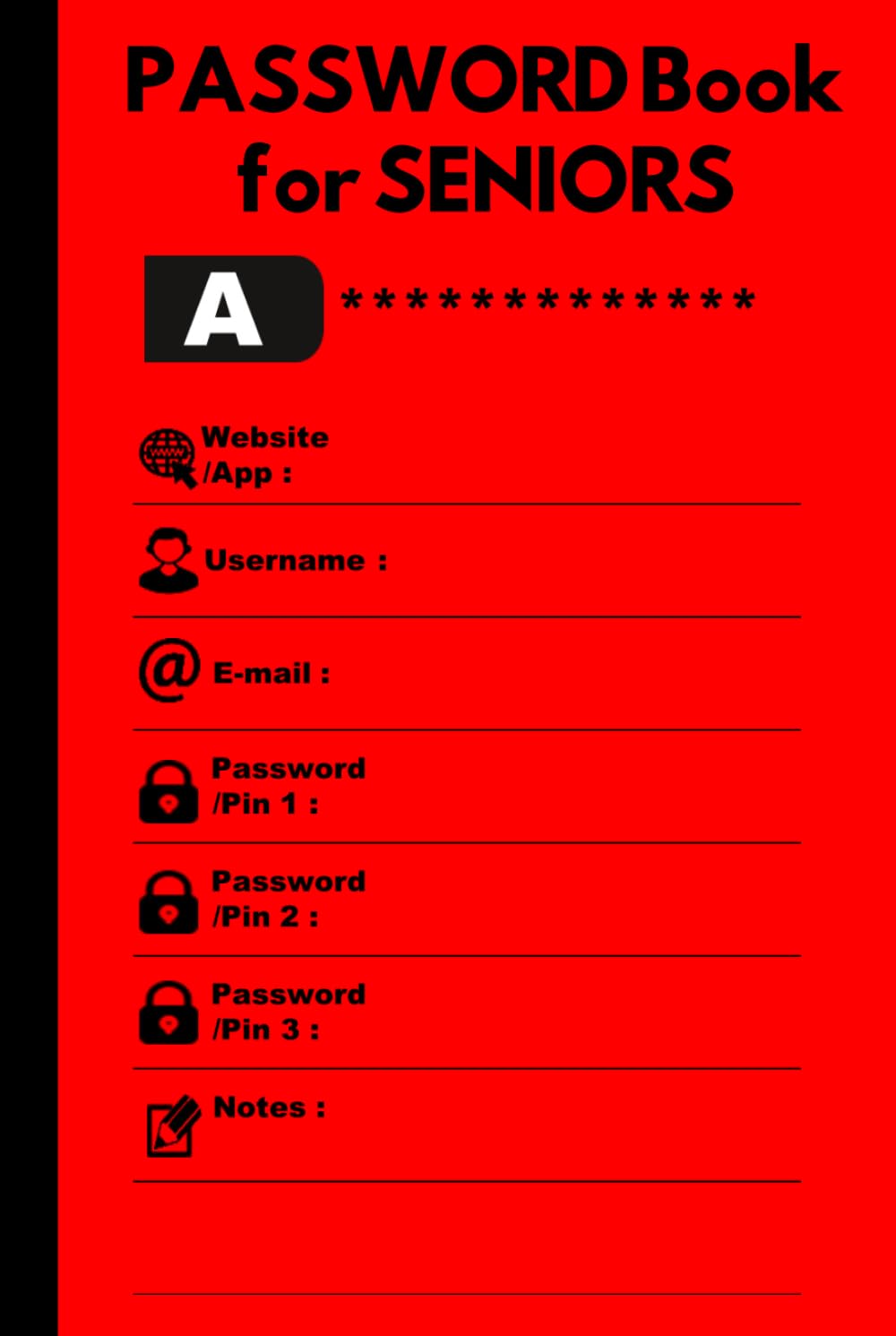Password Book for Seniors: Personal Internet Address & Password Logbook With Tabs baixar livro de graça
