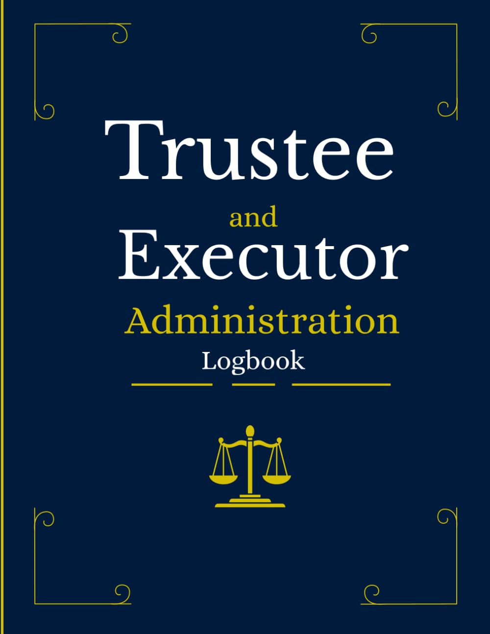 capítulo por capítulo baixar Trustee and Executor Administration Logbook: Estate Settlement Organizer, Legal Trustee Record book, After death estate organizer for executor prior to probate