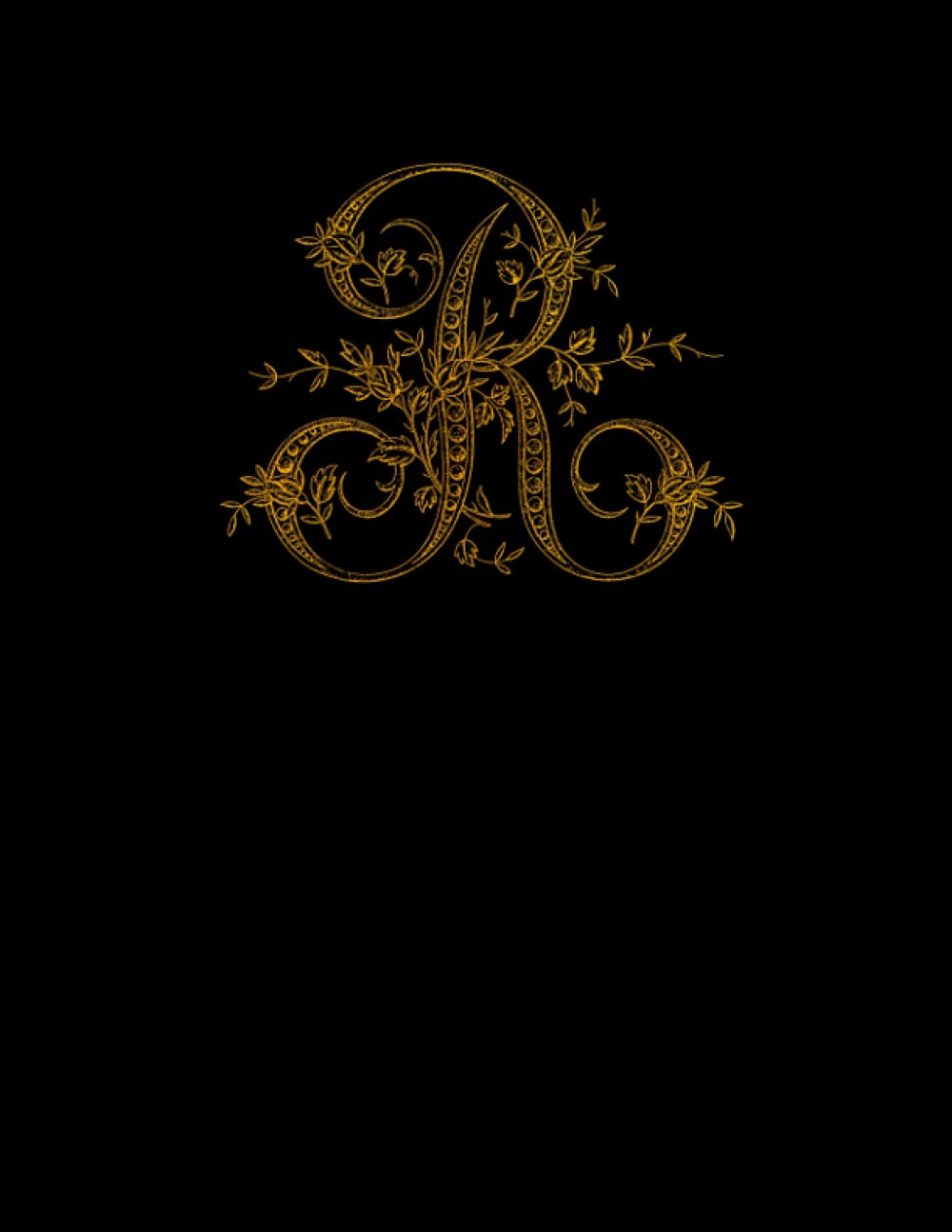 ler totalmente R: French Monogram Letter Dotted Grid Notebook/Journal Large (8.5" x 11") Bullet Dot Grid Journal For Notes, Sketching and Calligraphy
