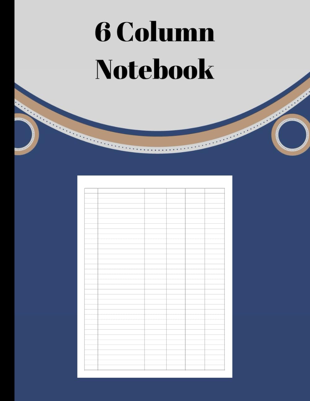 ler totalmente 6 Column Notebook: Multipurpose Lined Pages for Bookkeeping, Logs, and Lists | 8.5" x 11" | 110 Pages | College Ruled | Ideal for Office and Small Business