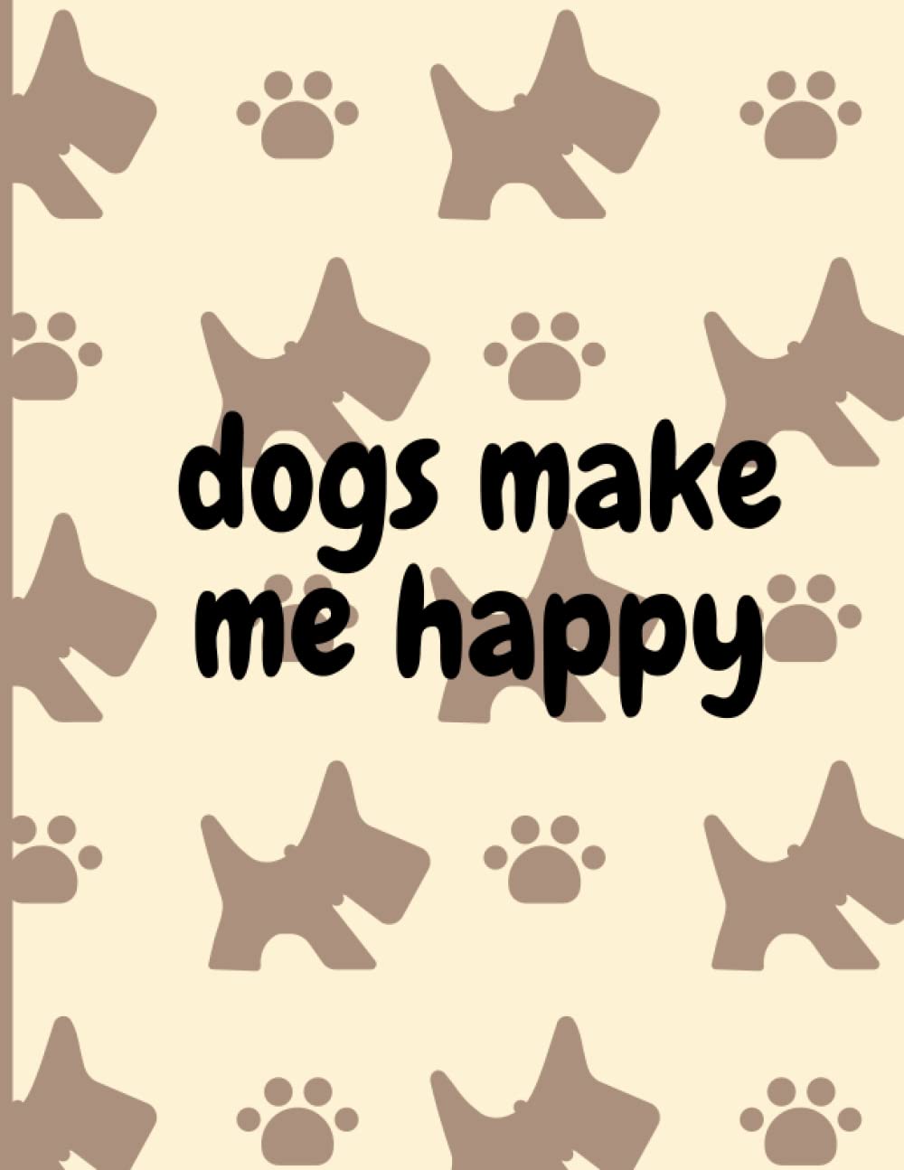 capítulo por capítulo baixar Dogs Make Me Happy Notebook: Cute Puppy Lined Composition Notebook, Journal, Diary. College Ruled, 120 Pages
