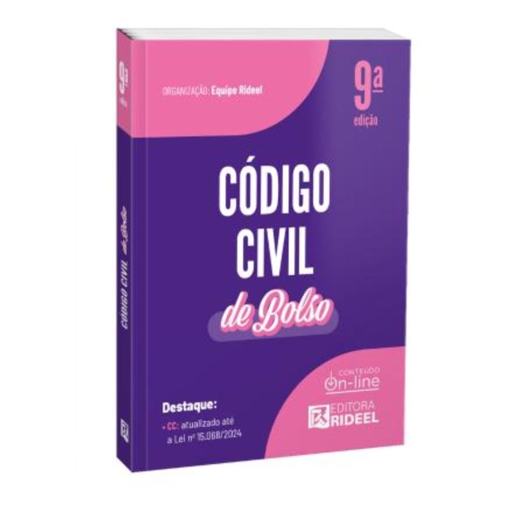 Código Civil - CC de Bolso - 2026 Rideel