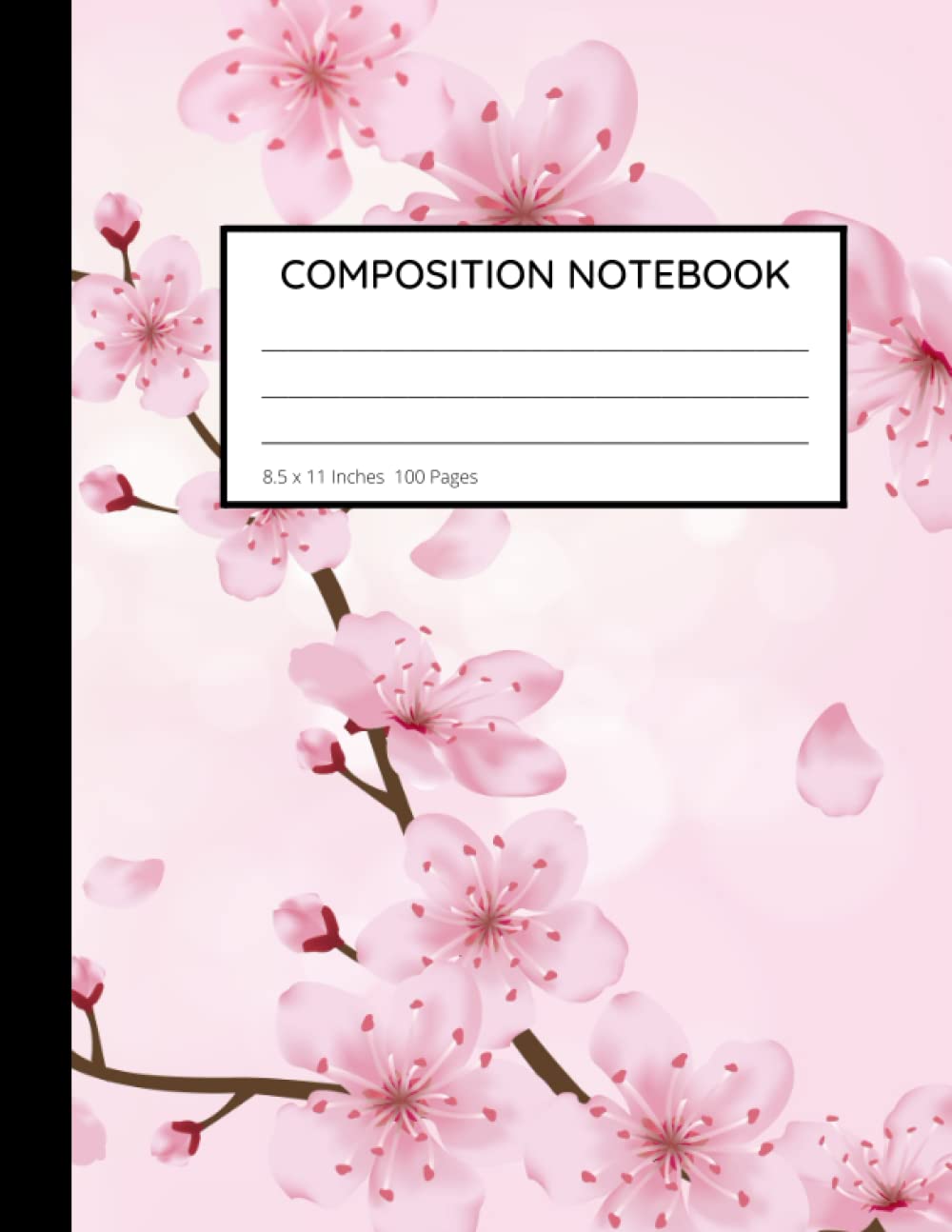 Japanese Cherry blossom Composition Notebook: Wide ruled Pages with Pink Sakura Flowers Pattern for Back to School Writing Pad baixar o livro de graça