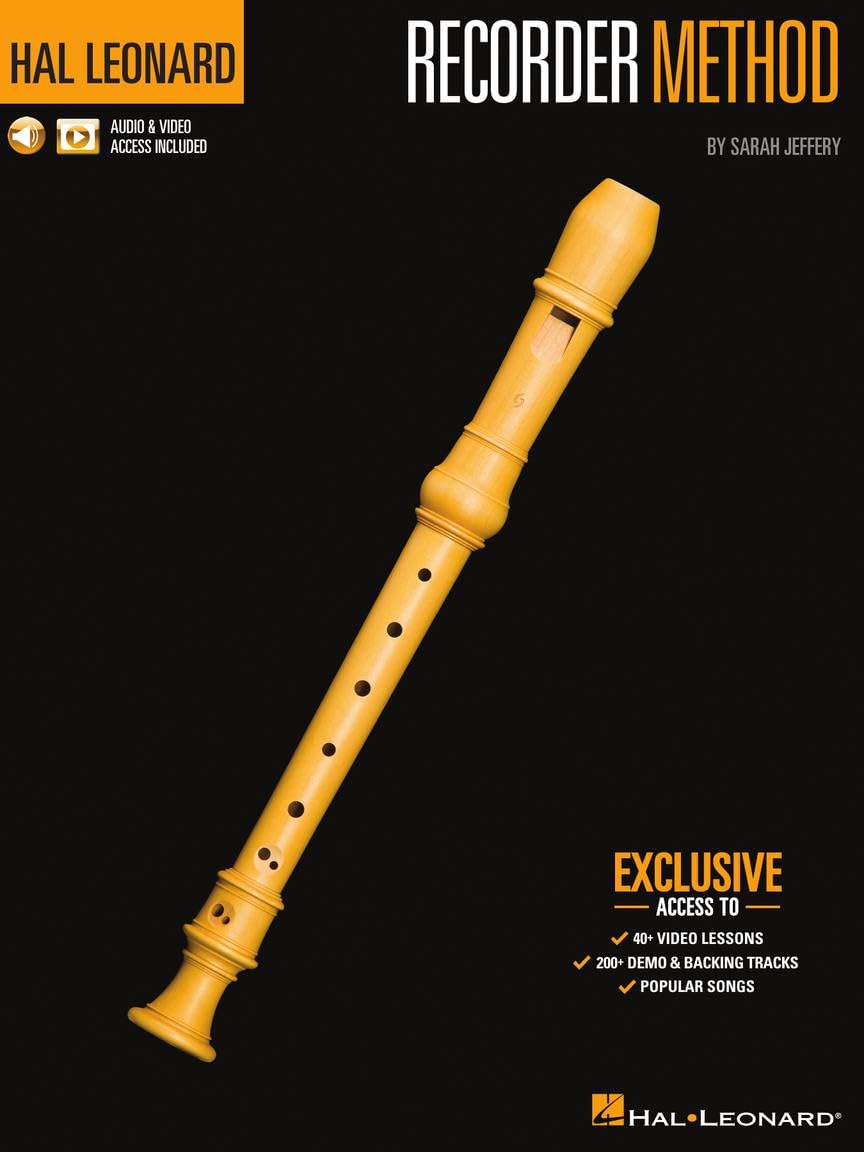 Hal Leonard Recorder Method by Sarah Jeffery - Book with 200+ Audio Demo & Backing Tracks & 40+ Video Lessons Included baixar o livro de graça