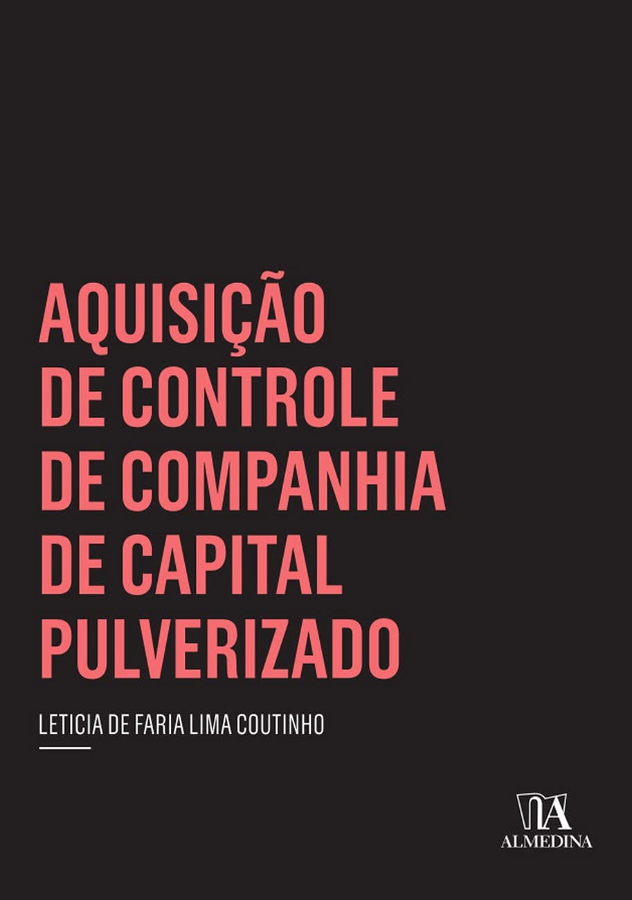 Aquisição de controle de companhia de capital pulverizado baixar o livro de graça