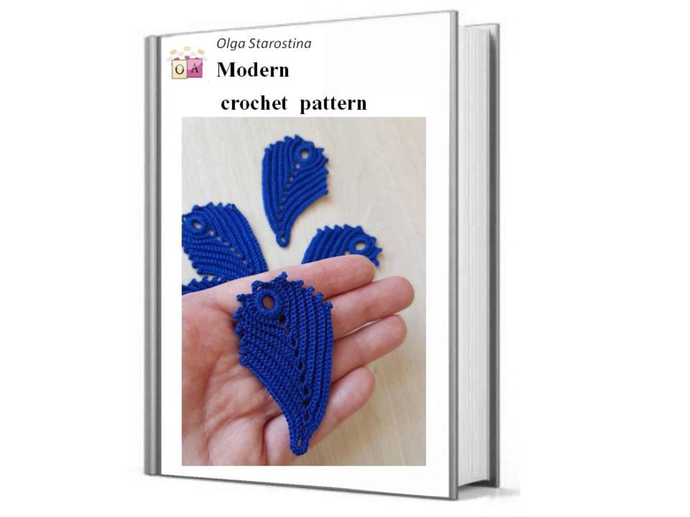 Leaf crochet pattern. (Modern Irish Crochet Lace Pattern) (English Edition)