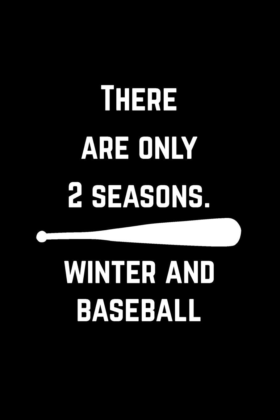 Cool Notebook for a Baseball Fan and Player, Blank Lined Journal - Winter And Baseball Season: Medium Spacing Between Lines baixar o livro de graça