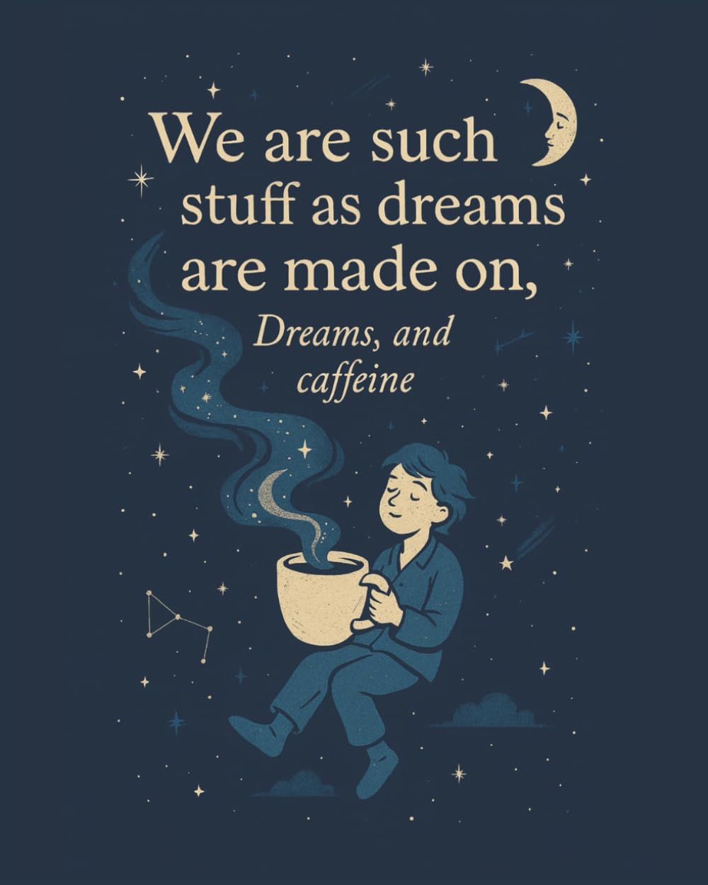 We are such things as dreams are made on, Dreams and caffeine: Unique notebook with lined pages baixar o livro de graça