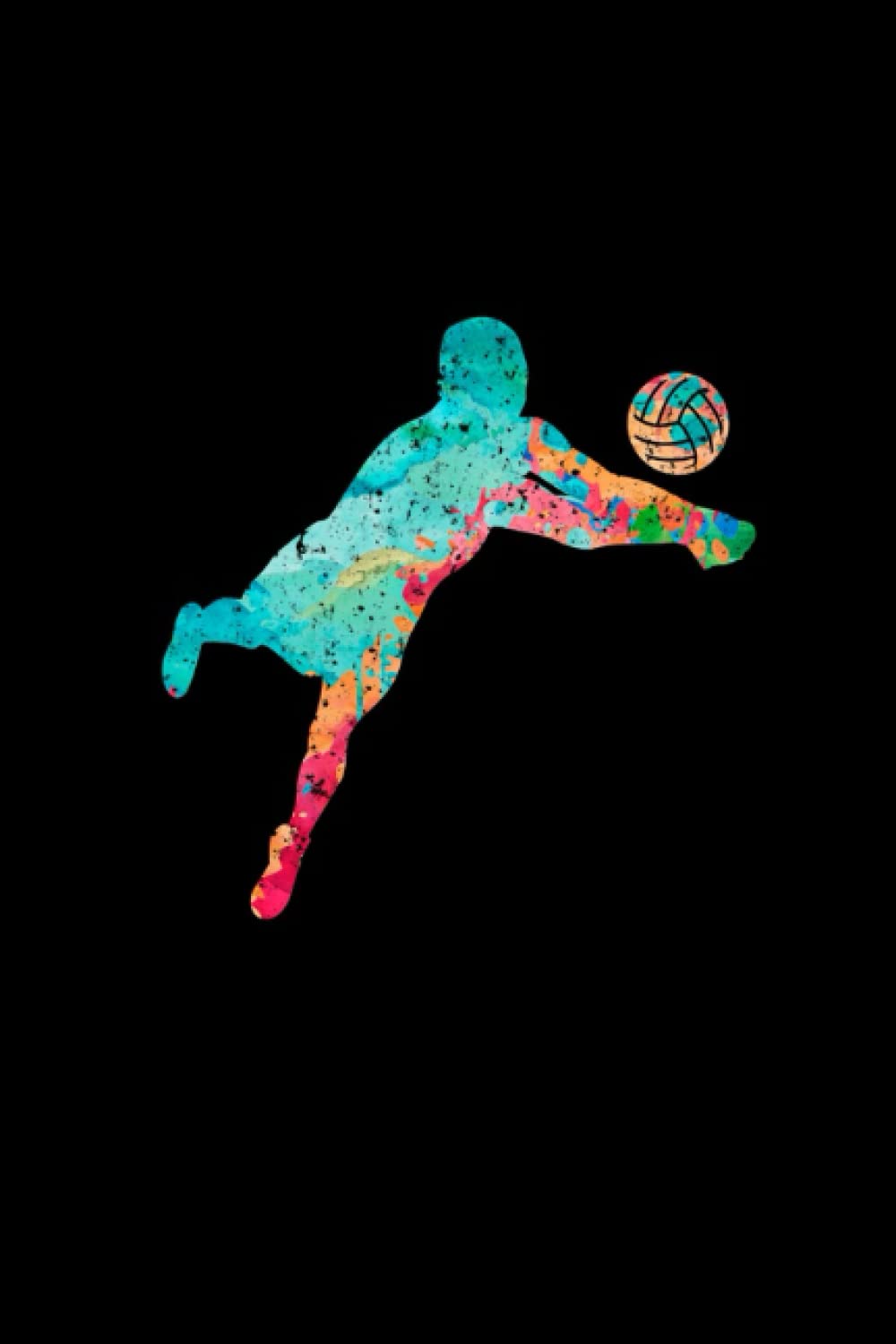 ler totalmente Volleyball: Cooles Notizbuch für Volleyball und Beachball Fans - DIN A5 - 120 Seiten Gepunktete Linien (German Edition)