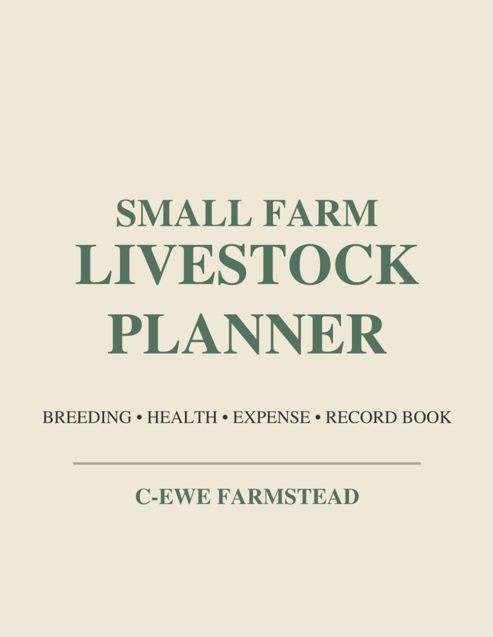 Small Farm Livestock Planner: Breeding, Health, Expense & Record Book for Small Farms and Homesteads baixar livro de graça